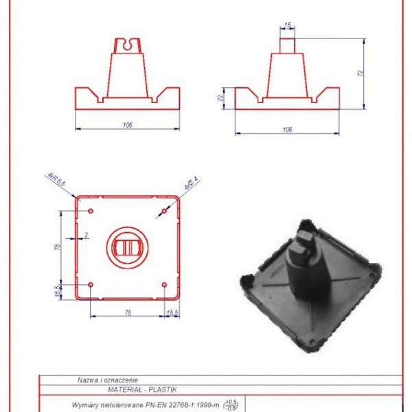 02f. Wire holder O 6-8 universal with base.