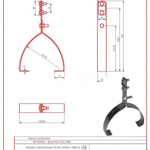 05c. Demijohn-like bracket G -1 ZS