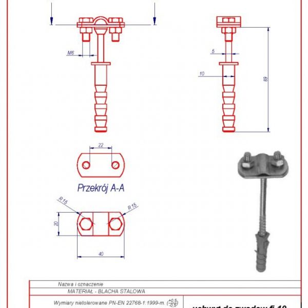 11k. AIR TERMINAL-MOUNTED BRACKET f 10 L -80