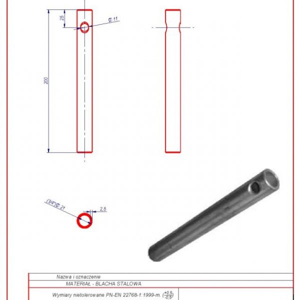 22a. Tension bracket L-200