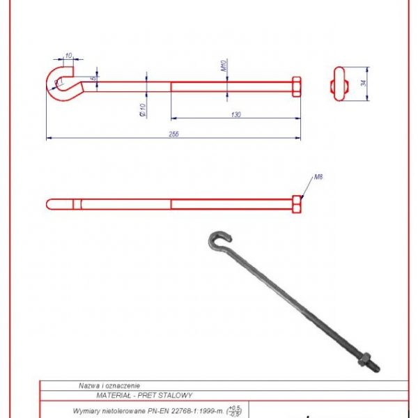 35. Tightening bolt L-250 M10