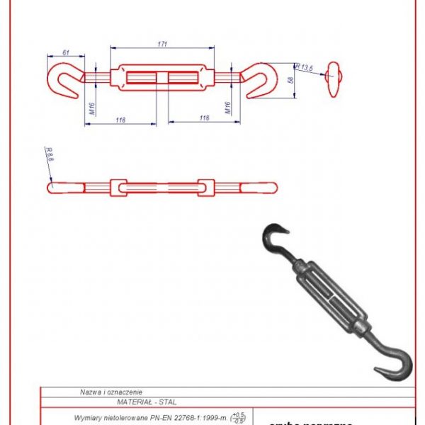 39. Double sided tightening blot M16