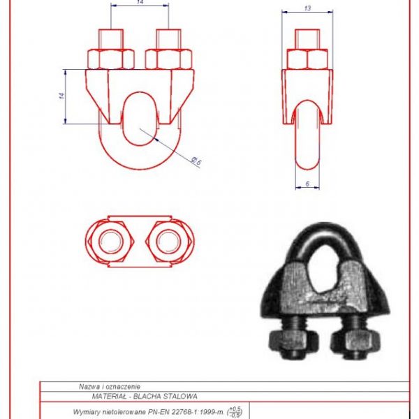 63g. Rope clamp 8