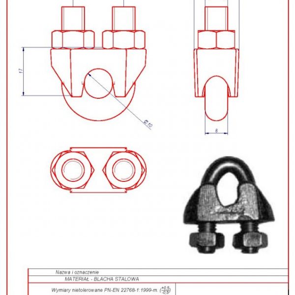 63h. Rope clamp 10