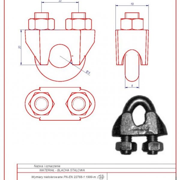 63i. Rope clamp 12